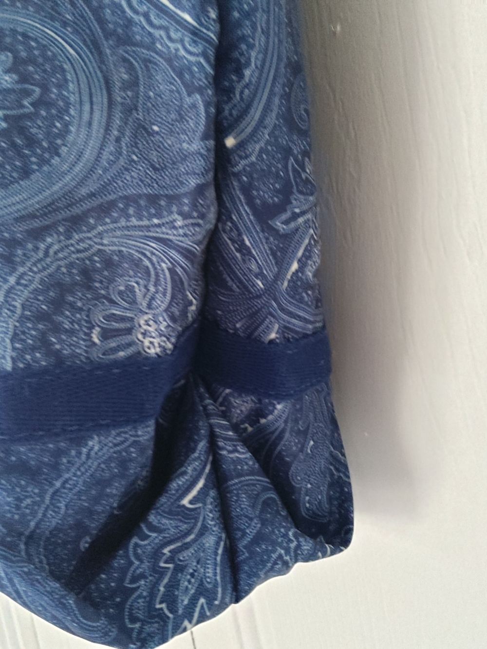 LeSportSac Navy Paisley Vintage Made in USA Tote With Matching Pouch - Picture 5 of 9